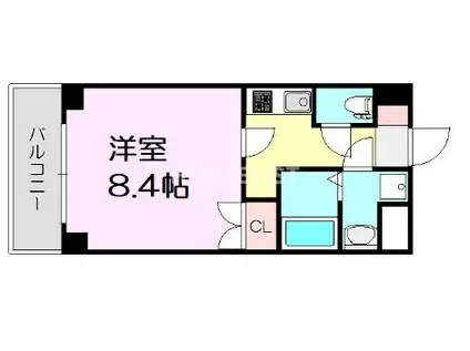 CREATO新大阪SERENITY(1K/8階)の間取り写真