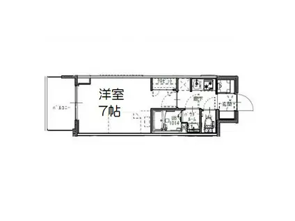 S-RESIDENCE堺筋本町DEUX(1K/15階)の間取り写真
