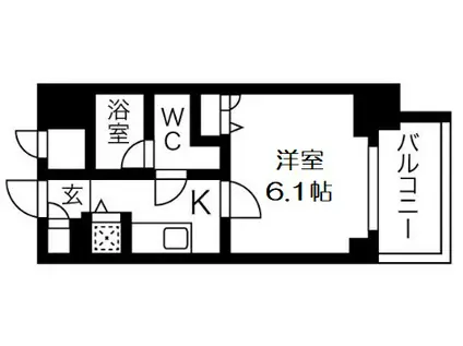 TAT LYON TIMBER TOWN(1K/10階)の間取り写真