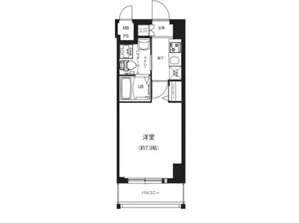 エグゼ新大阪南(1K/5階)の間取り写真