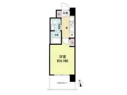 セレニテ福島プリエ(1K/3階)の間取り写真