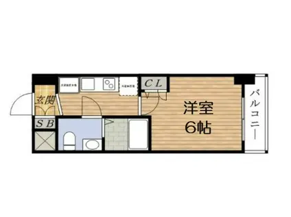 SEST新大阪(1K/7階)の間取り写真