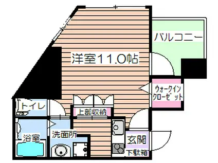 アドバンス西梅田Ⅳエール(1K/6階)の間取り写真