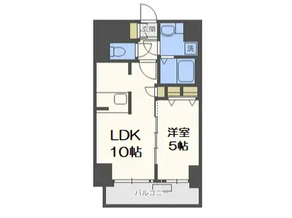 CAVANA梅田北(1LDK/7階)の間取り写真