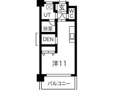 ARROW FIELDS 一番館(ワンルーム/2階)の間取り写真