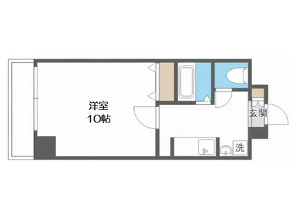 ロイヤルキャッスル(1K/9階)の間取り写真