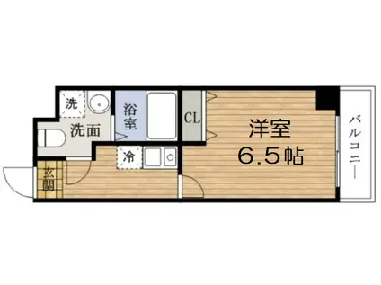 アリバあみだ池(1K/5階)の間取り写真