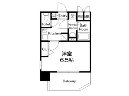 プロシード大阪ウエストアドリア(1K/9階)の間取り写真