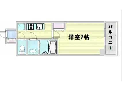 プレサンス大阪福島シエル(1K/5階)の間取り写真