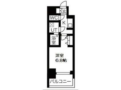 サムティ江戸堀ASUNT(1K/10階)の間取り写真