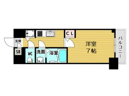 サムティ大阪GRAND イーストⅡ(1K/5階)の間取り写真