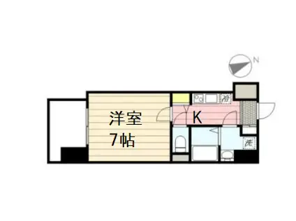 アドバンス大阪ルーチェ(1K/5階)の間取り写真