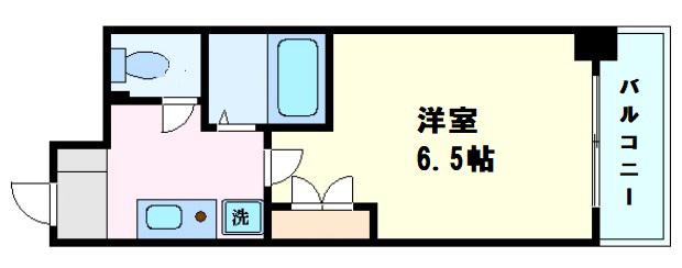 エスリード難波駅前(1K/4階)の間取り写真