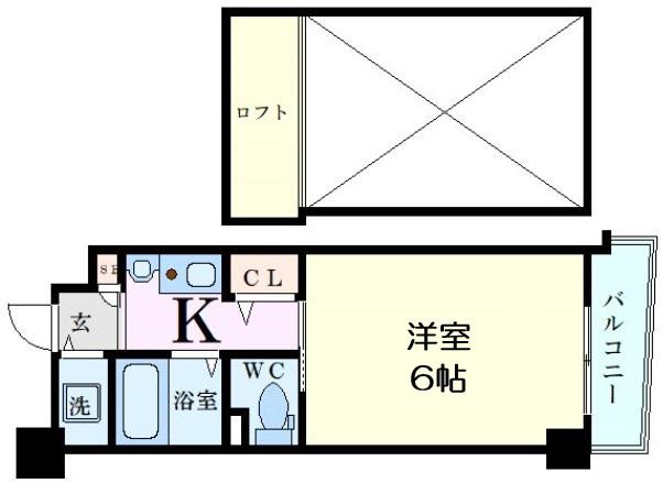 エステムコート新大阪Ⅲステーションプラザ(1K/10階)の間取り写真