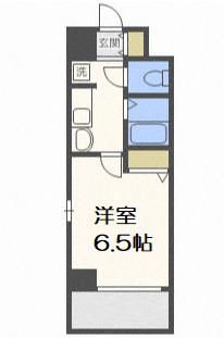 エステムコート大阪ベイエリア(1K/3階)の間取り写真