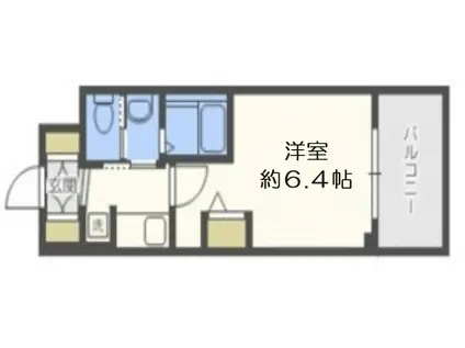 エステムコート難波Ⅴブロード(1K/10階)の間取り写真