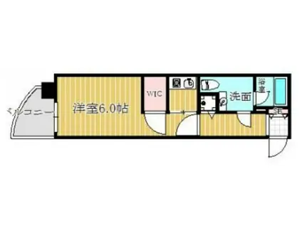 セレニテ日本橋(1K/8階)の間取り写真