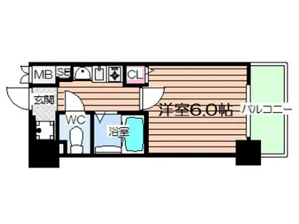 エステムコート梅田・リトリーヴ(1K/3階)の間取り写真