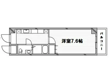 アーデン和泉町(1K/8階)の間取り写真