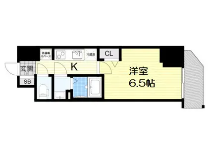 プレサンス福島吉野ミナージ(1K/8階)の間取り写真