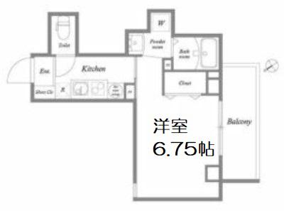 みおつくし十三(1K/3階)の間取り写真