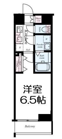 ワールドアイ難波CITY GATE(1K/10階)の間取り写真