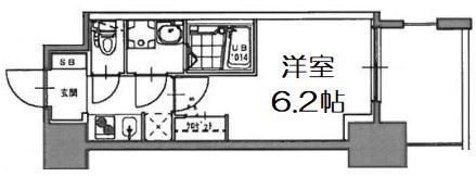 S-RESIDENCE新大阪ウエスト(1K/3階)の間取り写真