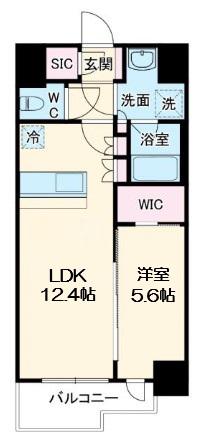 スプランディッド新大阪VI(1LDK/10階)の間取り写真