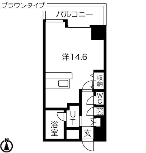 セレニテ梅田北PREMIUM(ワンルーム/5階)の間取り写真