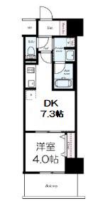 レオンコンフォート大手通(1DK/12階)の間取り写真