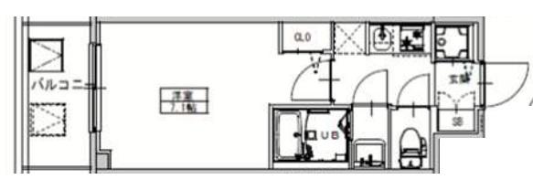 S-RESIDENCE天満GRACIS(1K/4階)の間取り写真
