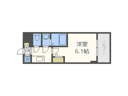 エスリード大阪シティノース(1K/12階)の間取り写真