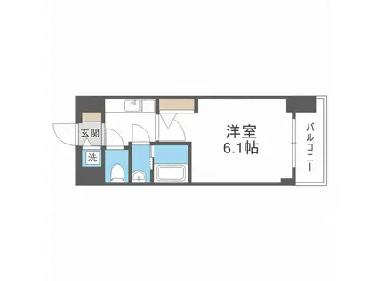 エスリードレジデンス新大阪プライム(1K/10階)の間取り写真