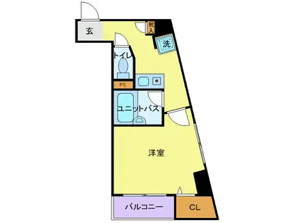 プレール御茶ノ水弐番館(1K/4階)の間取り写真