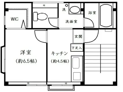 シェモア・コトブキ(1K/3階)の間取り写真
