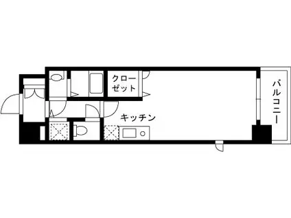 スカイコート神田弐番館(ワンルーム/5階)の間取り写真