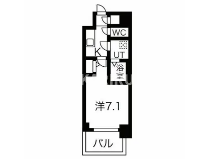 サムティ大阪GRAND イースト(1K/7階)の間取り写真