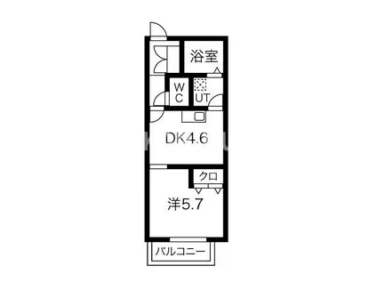 ONESHINE SK(1DK/3階)の間取り写真