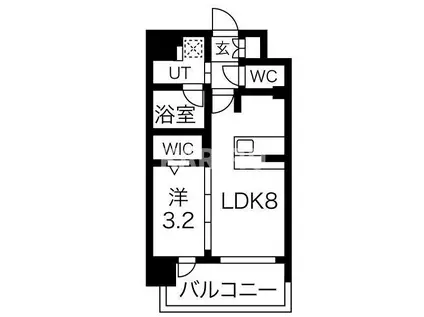 レオンコンフォート都島Ⅱ(1LDK/5階)の間取り写真