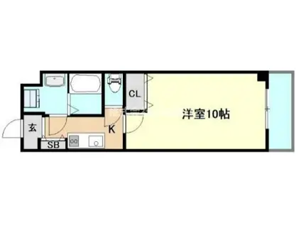 プリマベーラ新今里(1K/5階)の間取り写真