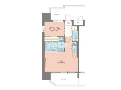 プレジオ都島北通(1LDK/11階)の間取り写真