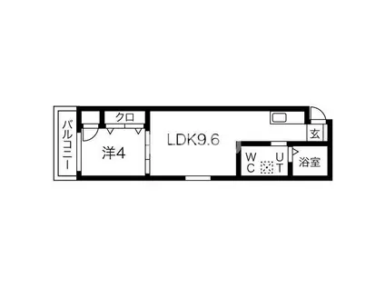 F MAISON LORE I番館(1LDK/1階)の間取り写真