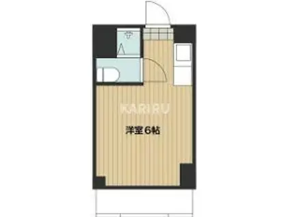 ラ・ビスタ(ワンルーム/6階)の間取り写真