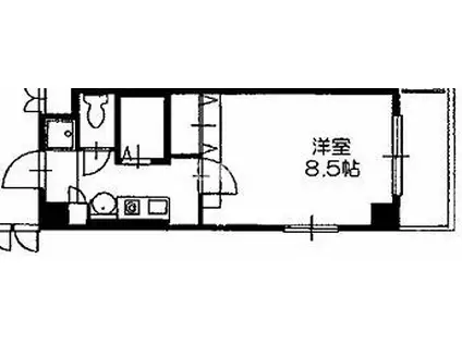 Mプラザ蒲生四駅前(1K/5階)の間取り写真