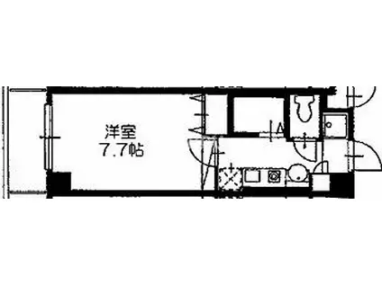 Mプラザ蒲生四駅前(1K/9階)の間取り写真