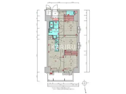 プレサンスNEO新深江リュミエル(3LDK/5階)の間取り写真