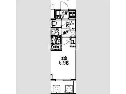 S-RESIDENCE布施AVENTRA(1K/6階)の間取り写真