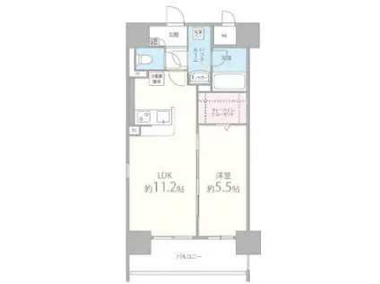 グラン・シャリオ(1LDK/2階)の間取り写真