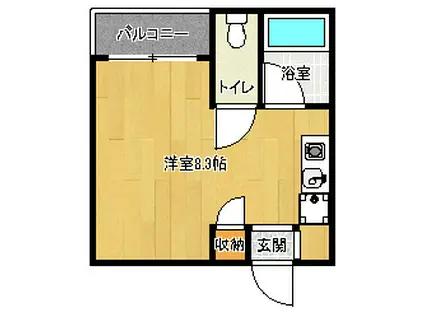 STABLE万寿寺(1K/4階)の間取り写真