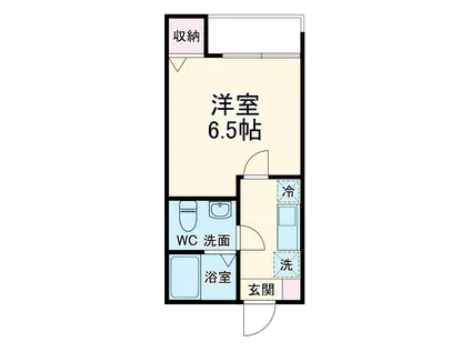 たばさはうす(1K/3階)の間取り写真